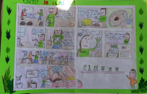 Fumetto realizzato dai bambini per Orto in Classe