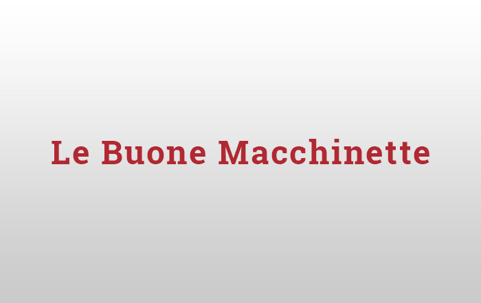 Le buone macchinette