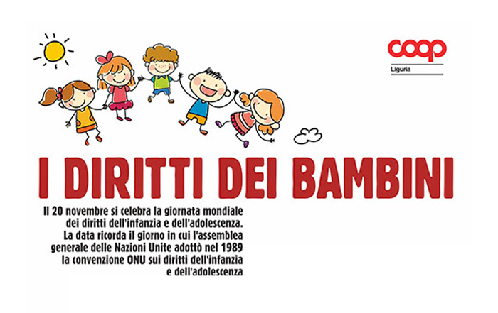 Locandina presentazione evento I diritti dei bambini