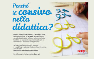 Locandina evento perché il corsivo nella didattica?