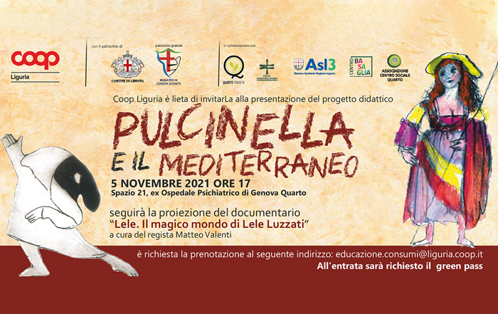 Locandina Pulcinella e il Mediterraneo