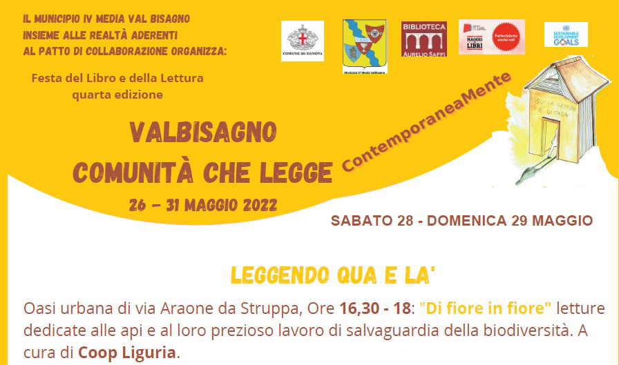 Locandina Valbisagno comunità che legge
