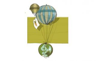 Disegno mongolfiera