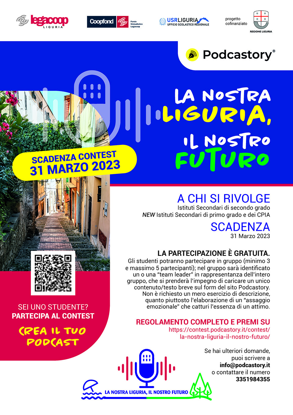 volantino la nostra Liguria il nostro futuro pagina due