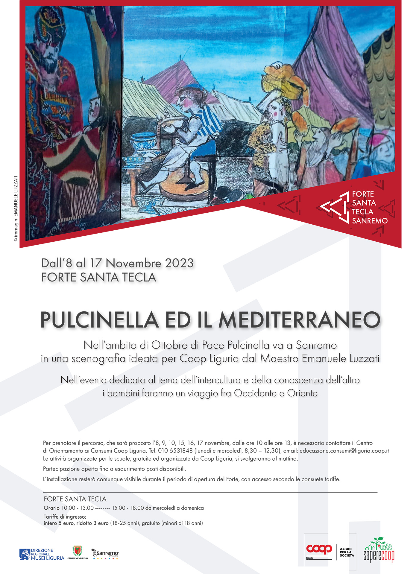 Locandina Pulcinella ed il Mediterranero