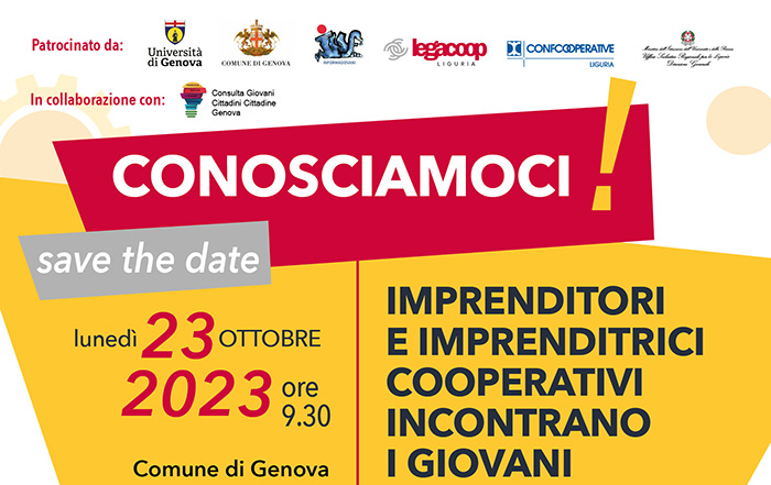 anteprima volantino Conosciamoci, speed date. IMPRENDITORI E IMPRENDITRICI COOPERATIVI INCONTRANO I GIOVANI