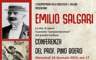 anteprima volantino conferenza emilio salgari a cura di pino boero