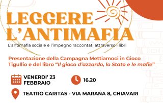 anteprima volantino leggere l'antimafia, venerdì 23 febbraio 2024