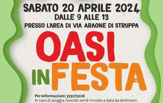 anteprima locandina oasi in festa 20 aprile 2024