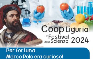 anteprima volantino volantino Coop Liguria al Festival della Scienza di Genova