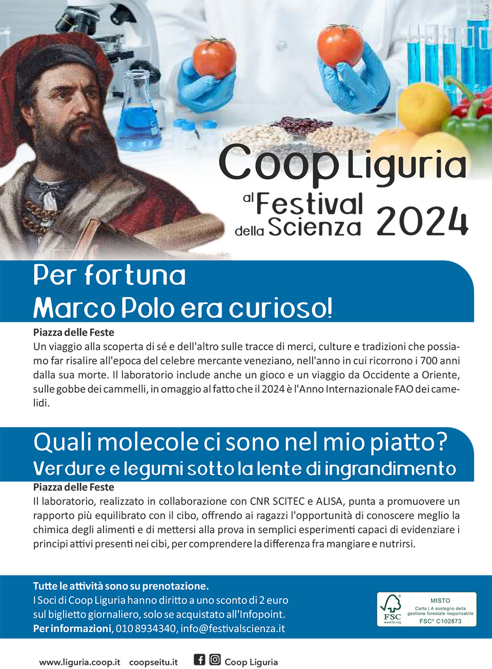 volantino Per Fortuna Marco Polo era curioso! volantino Per Fortuna Marco Polo era curioso!