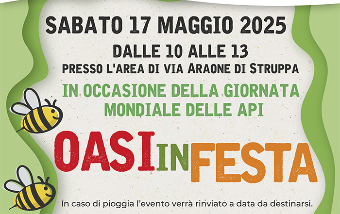 anteprima Locandina oasi in festa 17 maggio 2025