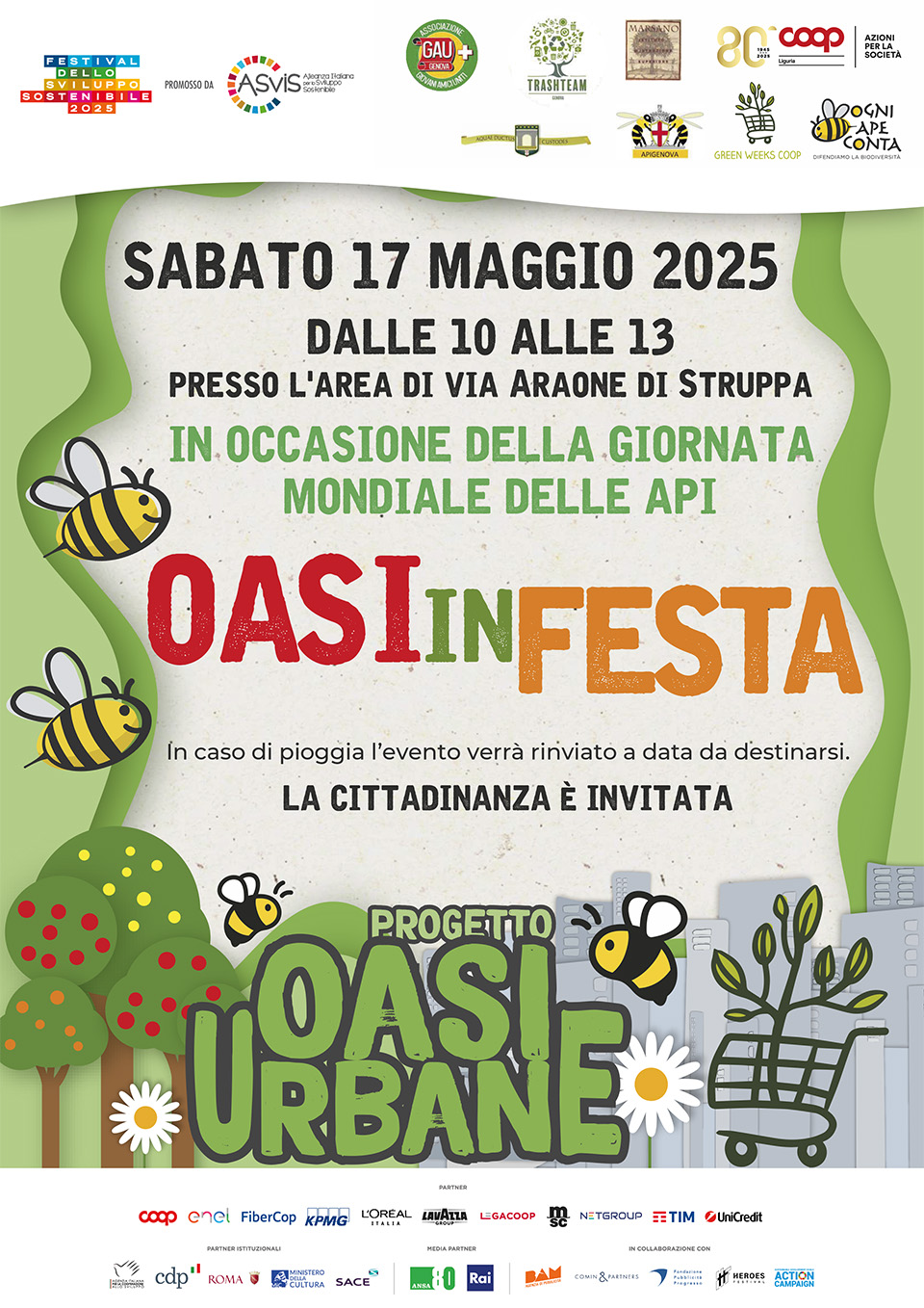 Locandina oasi in festa 17 maggio 2025 Locandina oasi in festa 17 maggio 2025