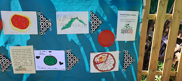 cartellone con disegni di piatti cartellone con disegni di piatti