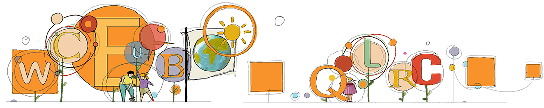 disegno di differenti lettere e bambini disegno di differenti lettere e bambini